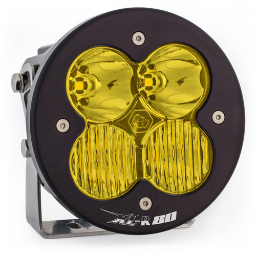 Baja Designs XL-R 80 Series LED Light Pod, Driving/Combo, Amber Lens - 760013