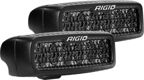 RIGID SR-Q Series PRO, Surface Mount, Spot Diffused Midnight (Pair) - 905513BLK