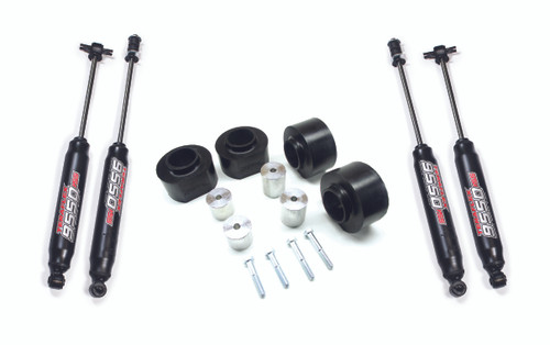 TeraFlex Jeep TJ/LJ 2 in. Performance Spacer Lift Kit w/ 9550 Shocks - 1245200