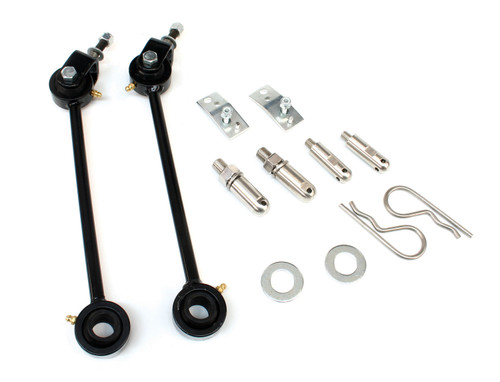 TeraFlex Jeep TJ/LJ 3-6 in. Lift Front Sway Bar Quick Disconnect Kit Boxed - 1743090
