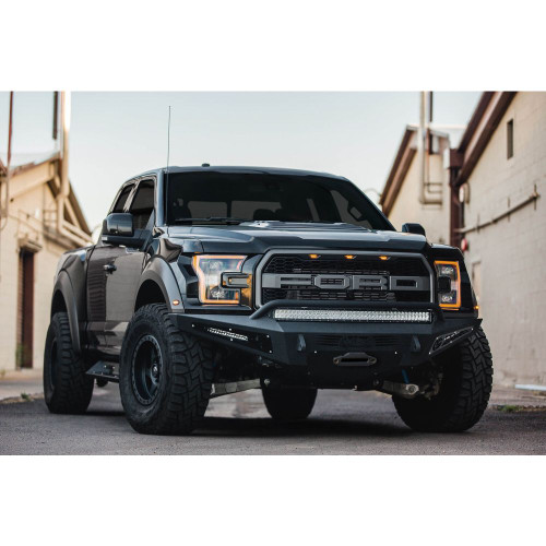 Addictive Desert Designs HoneyBadger Front Bumper w/ Winch Mount | Heritage: 17-20 Raptor - F117382860103