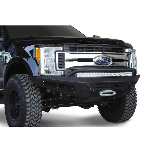 Addictive Desert Designs HoneyBadger Winch Front Bumper: 17-22 Super Duty - F167382840103