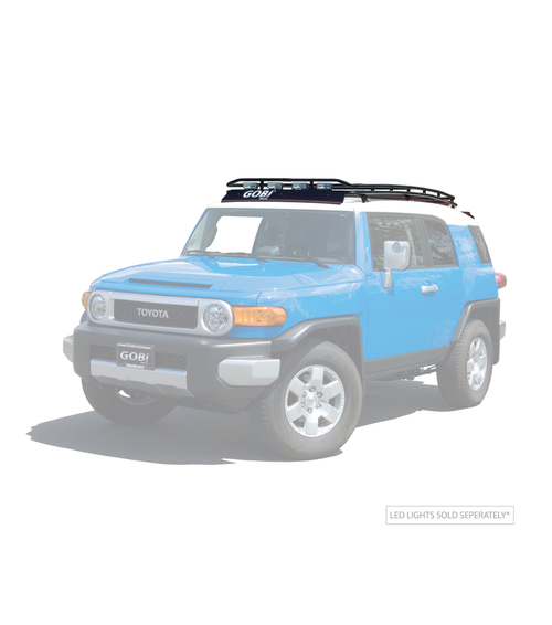 GOBI Stealth Rack w/ Multi-Light Setup: 07-14 FJ Cruiser - GTFJSTL