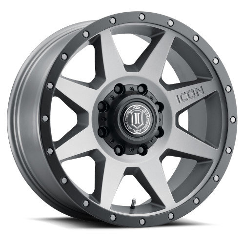 ICON Alloys Rebound Titanium - 20x9 | 8x6.5 | 12 ET | 5.5" BS - 1820908055TT