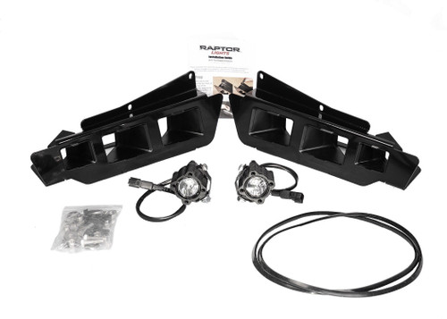 Offroad Alliance Triple Bezel Fog Light Kit (No 3" Lights): 17-20 Raptor