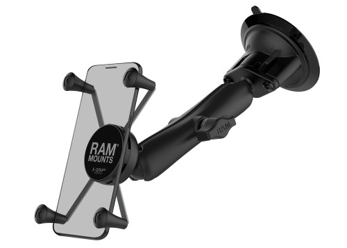 Ram X-Grip Large Phone Mount with Twist-Lock Suction Cup - Long