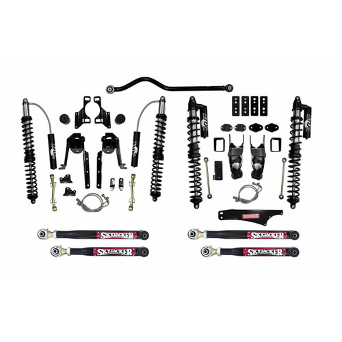 SkyJacker 07-18 Wrangler JK Short Arm 3.5-4.5in. Lift Kit w/LeDuc Shocks - JK40SLSK-SX