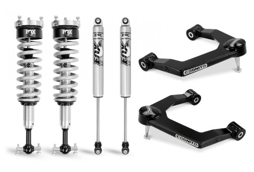 Cognito 3-Inch Performance Leveling Kit With Fox PS Coilover 2.0 IFP Shocks For 19-22 Silverado/Sierra 1500 2WD/4WD - 210-P0874