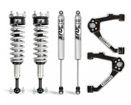 Cognito 3-Inch Performance Leveling Kit With Fox 2.0 IFP Shocks for 07-18 Silverado/Sierra 1500 2WD/4WD With OEM Cast Steel Control Arms - 210-P0957