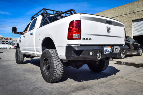 DV8 Offroad Steel Rear Bumper: 10-18 RAM 2500/3500 - RBDR2-01