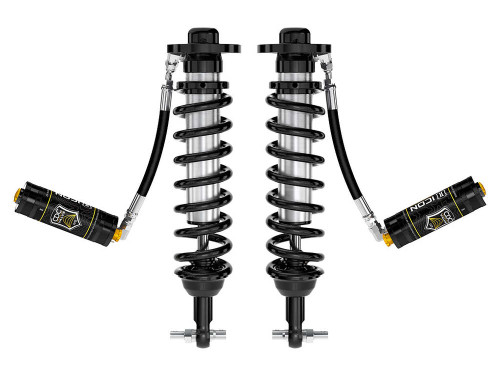 ICON 0-3" Lift, Front, V.S. 2.5 Series Coilovers, Remote Reservoir w/ CDCV, Pair for 21-23 F-150 2WD - 91818C