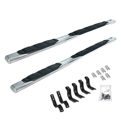 Go Rhino - 5" 1000 Series SideSteps w/Mounts - Pol. Stainless - Wrangler - 105450673PS