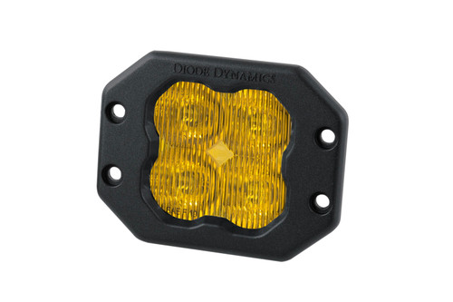 Diode Dynamics SS3 Pro Amber Backlight Yellow Driving Flush Single-DD6939S