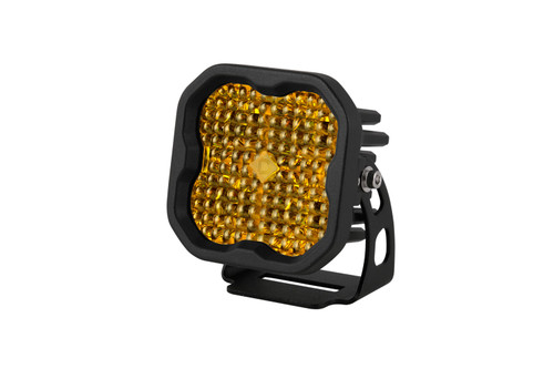 Diode Dynamics SS3 Pro Amber Backlight Yellow Flood Standard Single-DD6891S