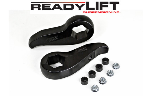 ReadyLIFT 11-19 Silverado/Sierra 2500/3500 Front Leveling Kit 2.25 in. Lift  w/Forged Torsion Keys/Shock Extensions/All Hardware Black Finish - 66-3011