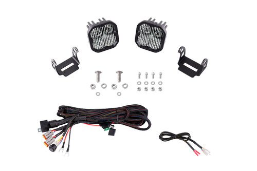Diode Dynamics SS3 LED Ditch Light Kit for 21-23 Ford Bronco, Pro White Combo-DD7186