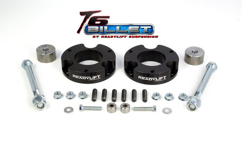 ReadyLIFT 05-16 Tacoma T6 Billet Front Leveling Kit 2.25 in. Lift Anodized Black Allows Up To A 33in. Tire - T6-5055-K