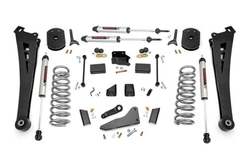Rough Country 5 in. Lift Kit, Coil, Radius Arms, V2, Front for Ram 2500 14-18 - 37370
