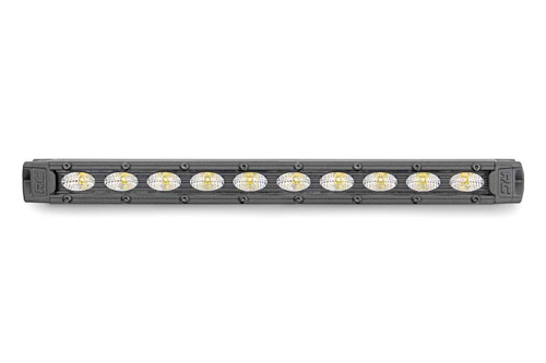 Rough Country Black Series LED Light Bar, 10 in., Slimline - 70411ABL