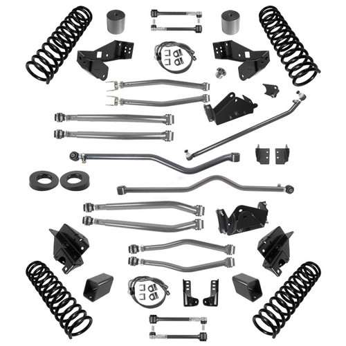 JK 4.5 Inch Lift Stage 4 Suspension System 07-18 Wrangler JKU 4 DR