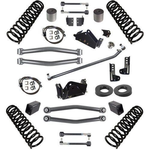 JK 3.0 Inch Lift Stage 2 Suspension System 07-18 Wrangler JKU 4 DR