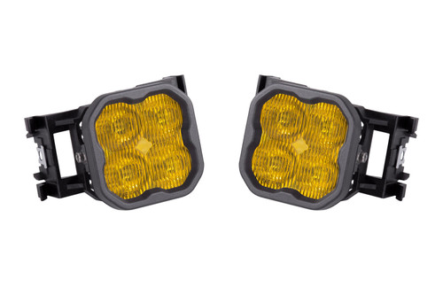 Diode Dynamics - SS3 Type X LED Fog Light Kit Yellow SAE/DOT Fog Sport - DD6547