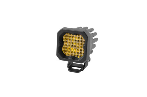 Diode Dynamics Stage Series C1 LED Pod Sport Yellow Wide Standard Amber Backlight Each-DD6443S