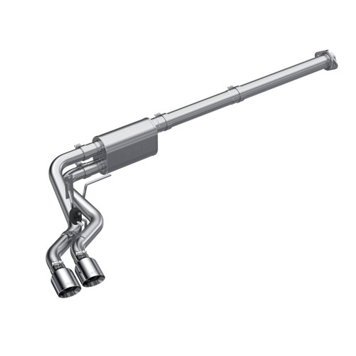 MBRP 3 inch Cat-Back 2.5 inch Dual Pre-Axle (Race Profile) 21+ F-150 T304 Stainless Steel - S5217304