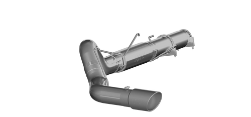 MBRP 5 Inch Cat Back Exhaust System Single Side Exit Aluminized Steel For 04-07 Dodge Ram 2500/3500 - S61180AL