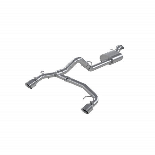 MBRP 21-23 Ford Bronco 2.3L/2.7L EcoBoost 2/4-Door T304 Stainless Steel 3 Inch Cat-Back Dual Split Rear - S5241304