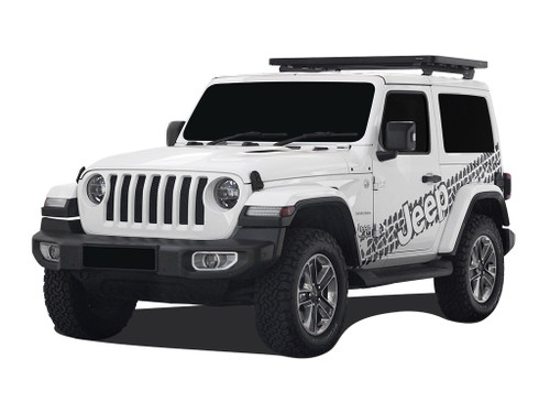 Front Runner Jeep Wrangler JL 2 Door (2018-Current) Extreme Slimline II 1/2 Roof Rack Kit - KRJW006T