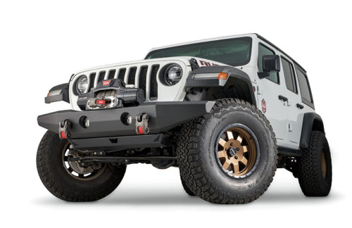 Warn Full-Width Crawler Bumper Without Grille Guard Tube For JL, JK, & JT - 102145