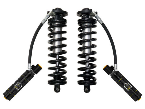 ICON 2.5-3" Lift, V.S. 2.5 Series Coilover Conversion Kit, Remote Reservoir w/ CDEV w/ Caster Cams for 05-23 F-250/350 Super Duty 4WD - 61720E