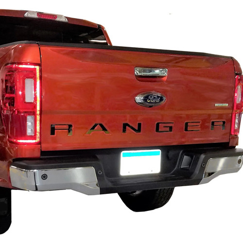 Putco Ford "Ranger" Black Lettering Emblems - 55554BPFD