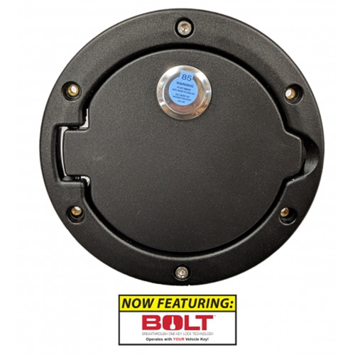 Pop & Lock Jeep JK Locking Gas For Jeep Wrangler Locking Fuel Door (Featuring Bolt Codeable Lock) - PL3000