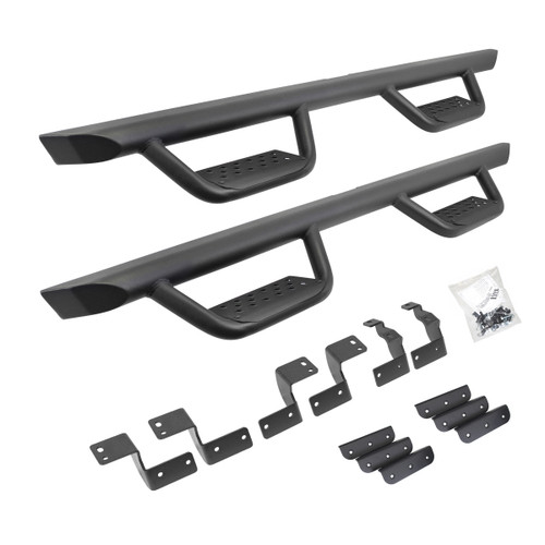 Go Rhino - Dominator Xtreme D2 SideSteps w/Mounts - Text. Black - 4Runner - D24425T