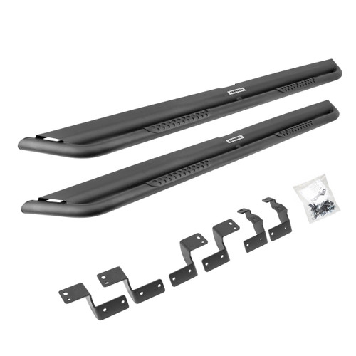 Go Rhino - Dominator Xtreme DS SideSteps w/Mounts - Text. Black - 4Runner - DS4425T