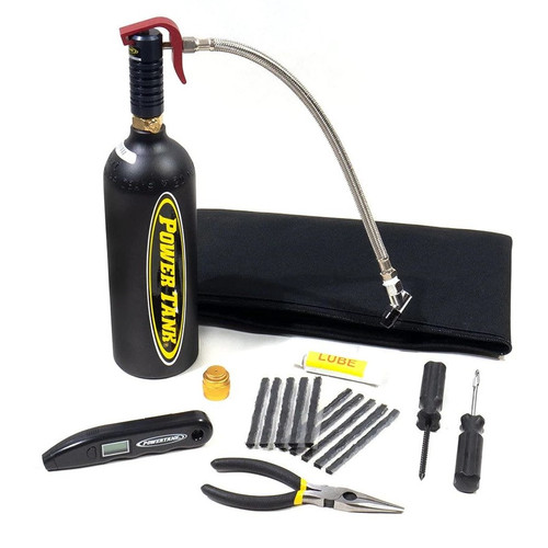 All-in-One Pro-Series Tire Repair Kit w/ CO2 Air Source - PTM-0126 - Power Tank