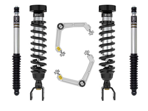 ICON 2-3" Lift, Stage 1 Suspension System, Billet UCA for 19-23 RAM 1500 - K213111
