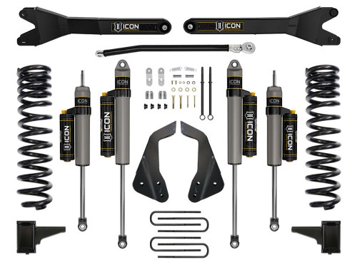 ICON 4.5" Lift, Stage 4 Suspension System w/ Radius Arm for 05-07 F-250/350 Super Duty - K64503R