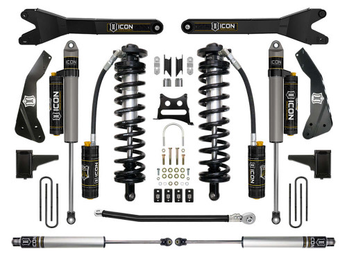 ICON 4-5.5" Lift Stage 5 Coilover Conversion w/ Radius Arm for 11-16 F-250/350 Super Duty - K63135R