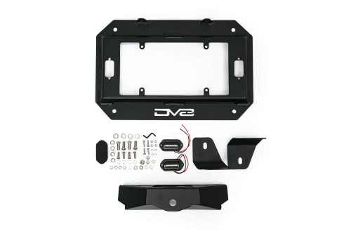 DV8 Offroad Spare Tire Delete w/ Light Mounts: 18+ Jeep JL - TSJL-03