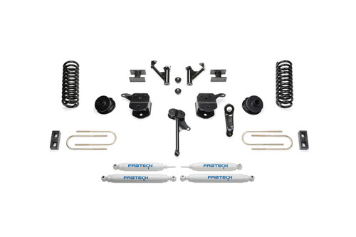 Fabtech Basic Kit, 5 in. Lift w/ Performance Shocks For 13-18 Ram 3500 4WD. - K3143