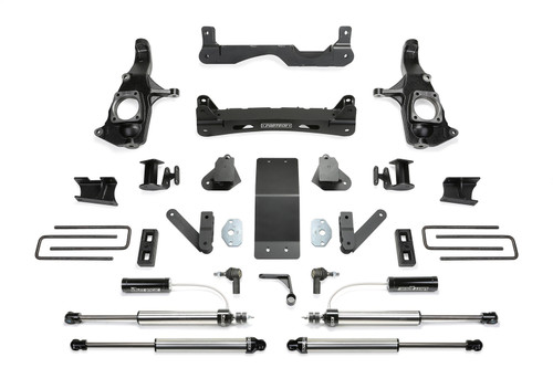 Fabtech Basic Lift System, 4 in. Lift w/ Dirt Logic Resi Shocks For 11-19 GM 3500Hd 2WD/4WD. - K1124DL