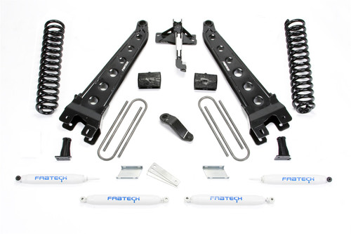 Fabtech Radious Arm System, 6 in. Lift w/ Coils and Performance Shocks For 18 Ford F450/F550 4WD Diesel. - K2304