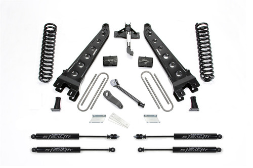 Fabtech Radious Arm System, 4 in. Lift w/ Coils and Stealth Shocks For 17-21 Ford F250/F350 4WD Gas. - K2253M