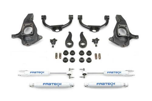 Fabtech Ultimate System, 3.5 in. Lift w/ Performance Shocks For 11-19 GM C/K2500Hd/3500Hd. - K1055