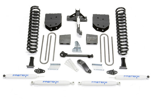 Fabtech Basic Lift System, 6 in. Lift w/ Performance Shocks For 11-13 Ford F450/550 4WD 10 Lug. - K2155