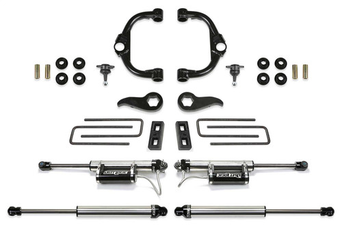 Fabtech Ball Joint Control Arm Lift System, 3.5 in. Lift w/ Front Dirt Logic 2.5 Coilover And Rear Dirt Logic 2.25 Shocks - K1180DL