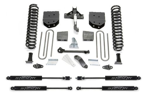 Fabtech Basic Lift System, 6 in. Lift w/ Stealth Shocks For 11-13 Ford F450/550 4WD 10 Lug. - K2155M